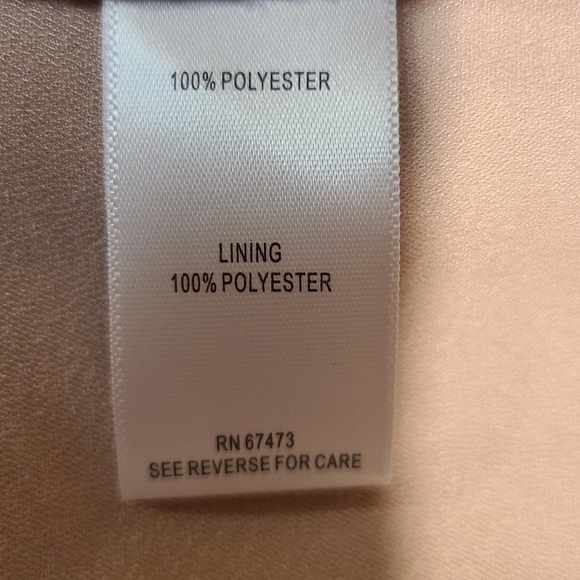 Taylor satin champaign color dress size 14P - Picture 10 of 15